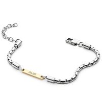 Bracelet 4US: Cesare Paciotti Man in Steel 4UBR4484 - 4UBR4484